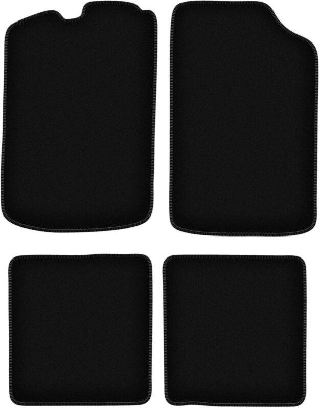 BASIC schwarze Veloursmatten für: Volkswagen Golf I Fließheck (1974-1983)