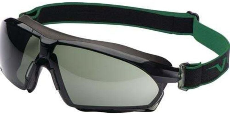 3L - Schutzbrille 625 en 166, en 170, en 172 Rahmen dunkelgrau, Scheibe grün G15