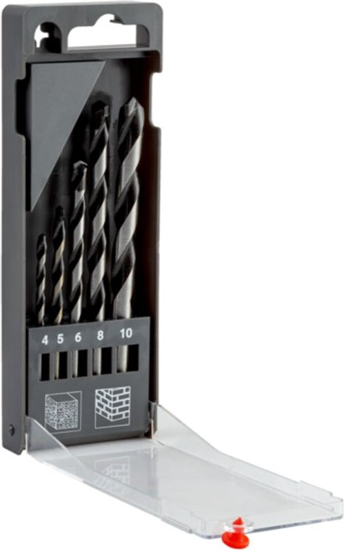 Bohrer-Satz für Mauerwerk mit Hartmetall-Spitze - 5-tlg. - Bahco