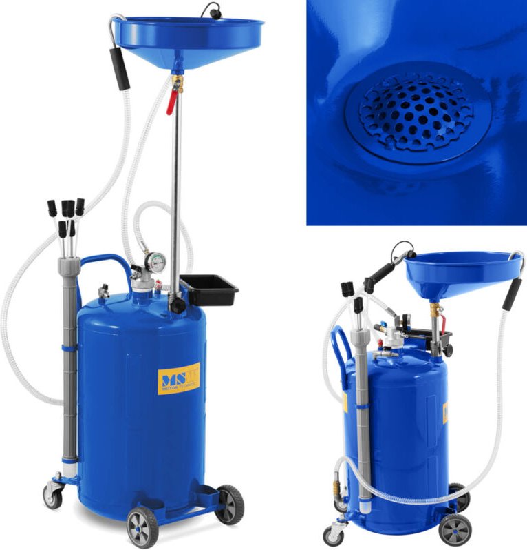 MSW - lablassgerät 70 l Ölauffanggerät Ölauffangwagen Ölauffangbehälter Rollen