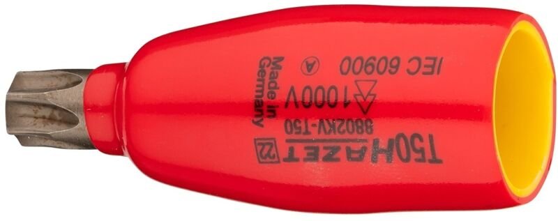 Hazet Schraubendreher-Steckschlüsseleinsatz, Vierkant hohl 10 mm (3/8), Innen TORX Profil, T50, kurz