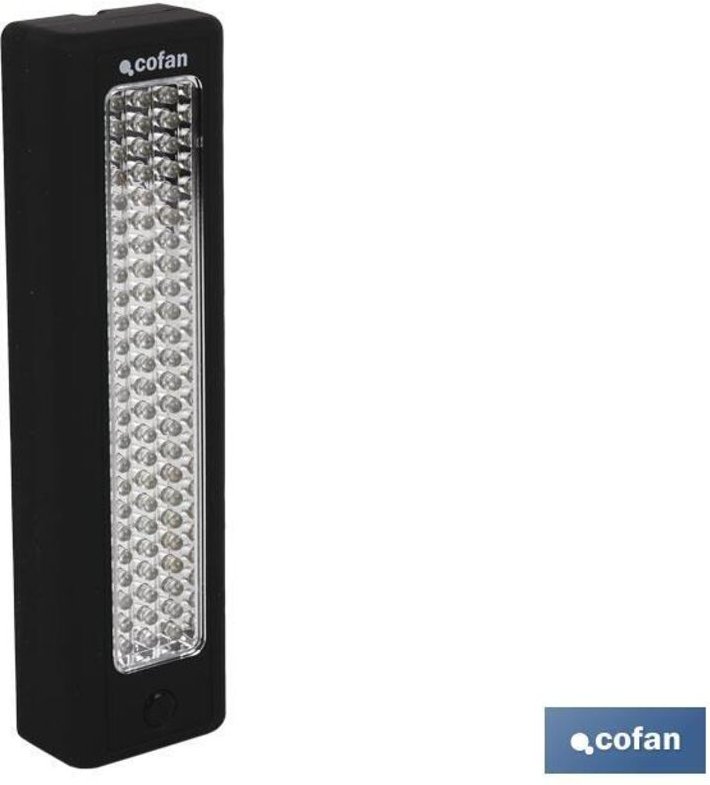 Rechteckige Magnet-/Hakenlampe mit 72 LEDs