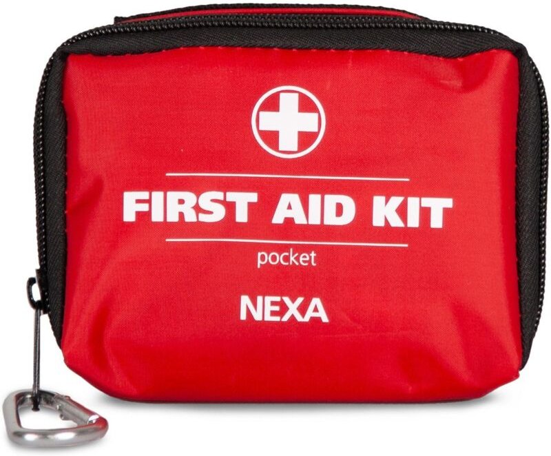 First aid bag pocket 13 parts red