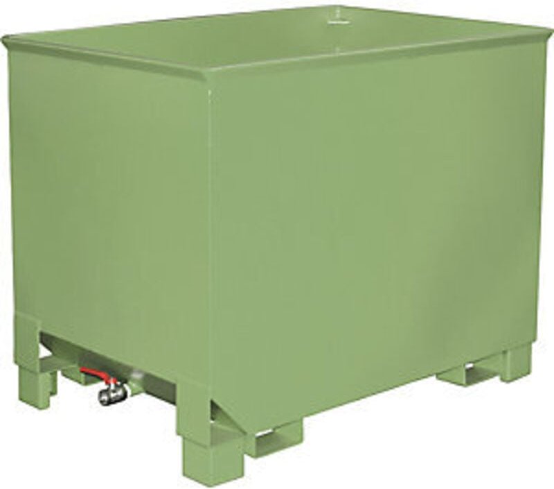 Bauer Spänekasten CS 80, lackiert, Resedagrün