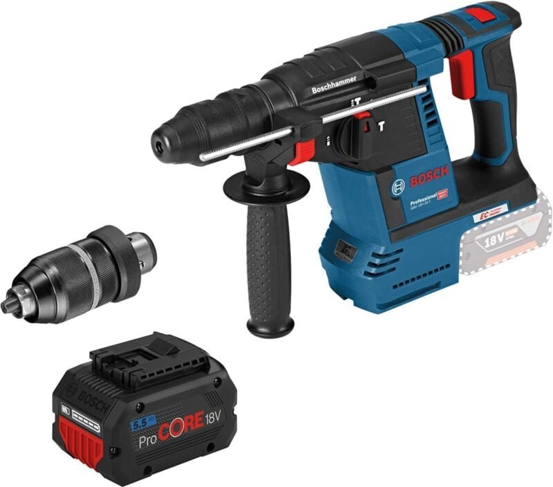 Akku-Bohrhammer gbh 18V-26 f / 1x 5,5 Ah ProCORE18V Akku - Bosch