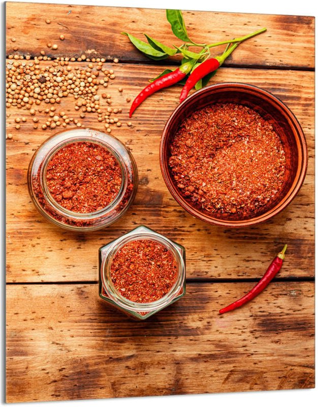 Glasschneidebrett 40x52 Chili