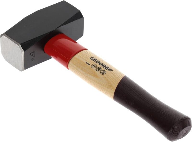 620 E-2000 Fäustel rotband-plus mit Eschenstiel, 2000 g