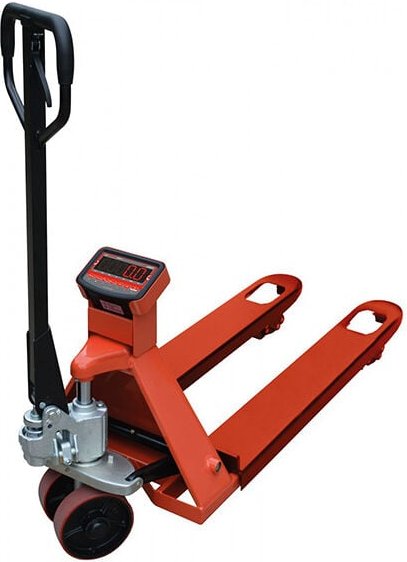 Matisère - Gelber Wiegehubwagen 2 t – Gabeln 1150 x 540 mm – Anzeige in 500-g-Schritten - ZF20N/JAUNE