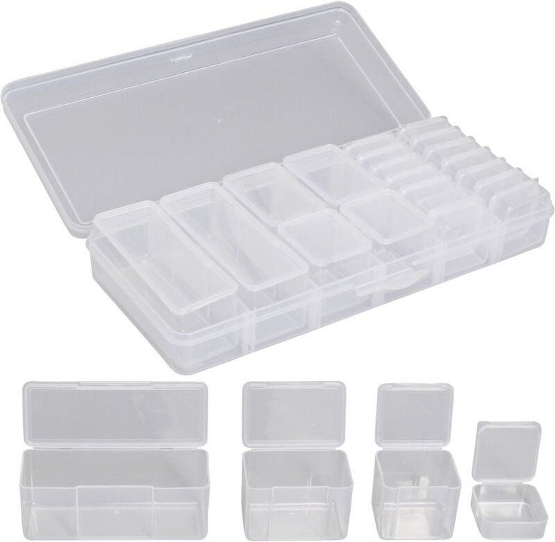 Thumbnail - Quadrios 23SA085 Sortimentskasten (L x B x H) 27 x 11.8 x 4.5 cm Anzahl Fächer: 1 Inhalt 1 Set