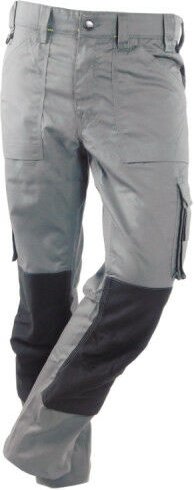 Arbeitshose - Herren - Größe 44 - Mehrere Taschen - Gerader Schnitt - Grau - mobilon - Rica Lewis
