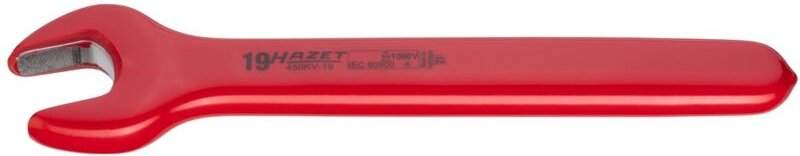 Hazet - Einmaulschlüssel, schutzisoliert, Außen-Sechskant Profil, 19 mm
