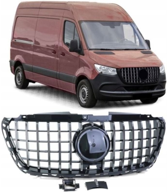 Thumbnail - Schmutzfänger für Mercedes Sprinter W907 W910 ab 2018 – Chrom GT