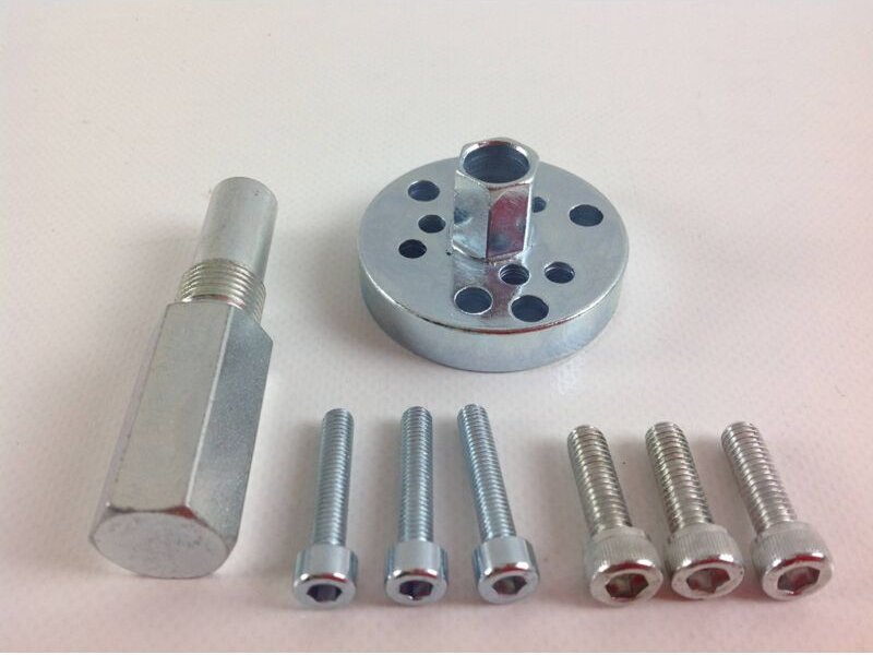 Kettensäge Motorverriegelung Kolbenschloss + Kupplungsschlüssel