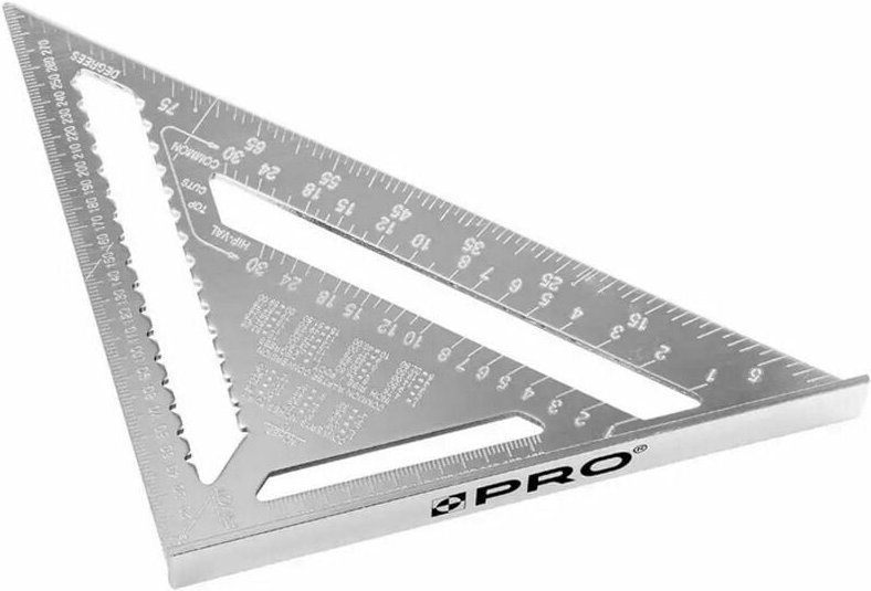 Aluminium-Zimmermannswinkel Mit Basis 300mm - 100-E1-906