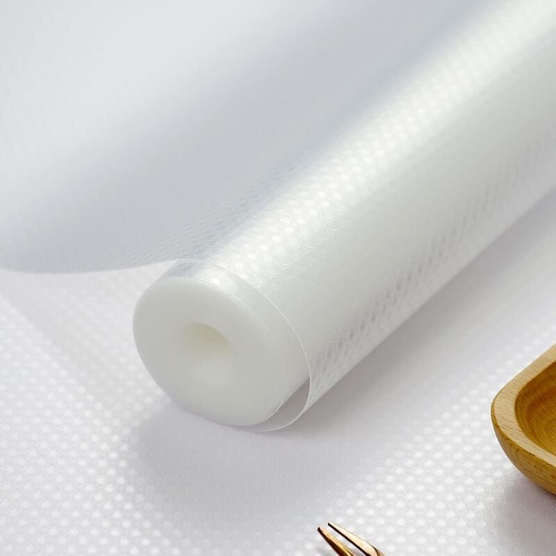 Rutschfeste Schubladenmatte, wasserdichtes Schrankpapier, schneidbar für Küchenschubladen, Esstisch, Kleiderschrank, Sch...