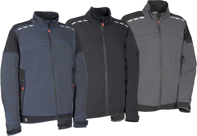 Thumbnail - Javre Shellwear Arbeitsjacke - 50 (eu) - Blau - Cofra