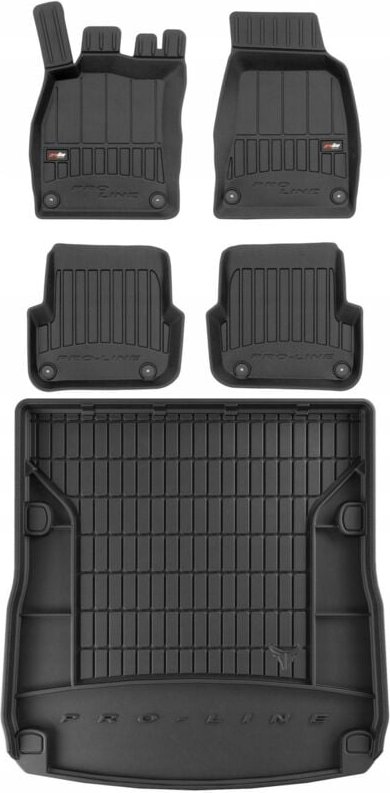 Thumbnail - 3D SET Gummimatten und Fußmatten Audi A6 C6 Kombi 2006-2011