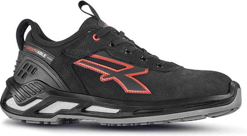 Hochsicherheitsschuhe TUCKER ESD S3 CI SRC - Schwarz/Rot 38