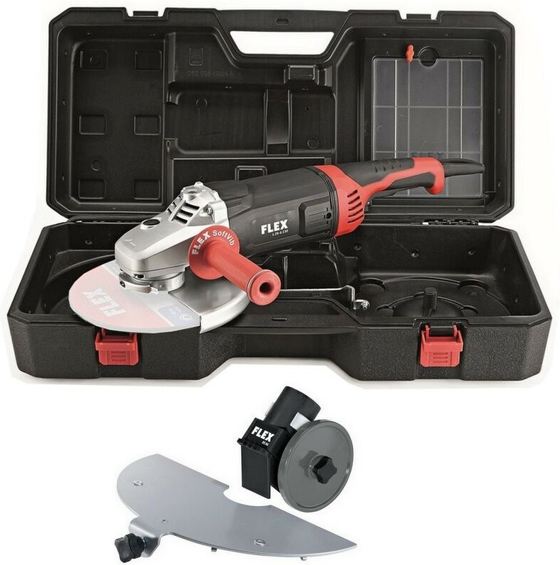 Flex Winkelschleifer Schleifer L26-6 230TK-S + Koffer + Absaughaube DEAG D230Set