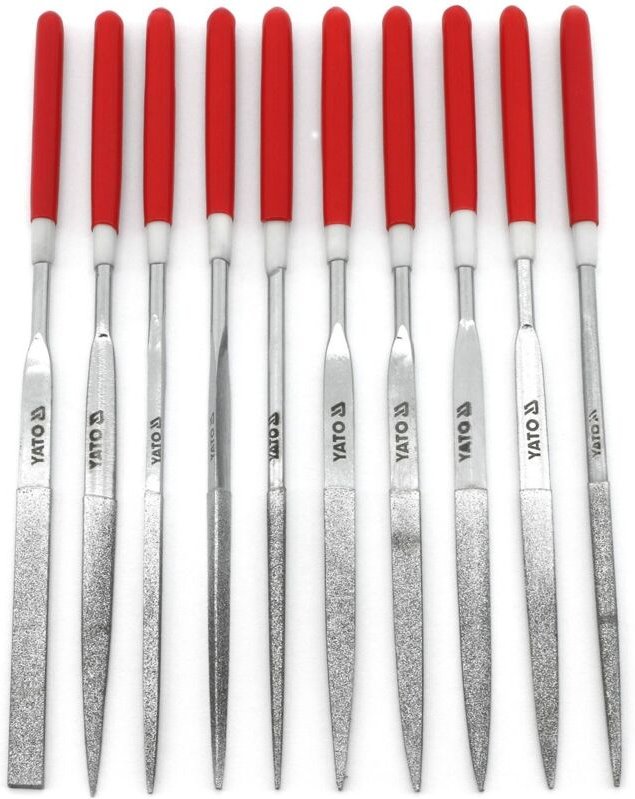 YATO DIAMANTNADELSATZ 10 Stück/140mm 6144