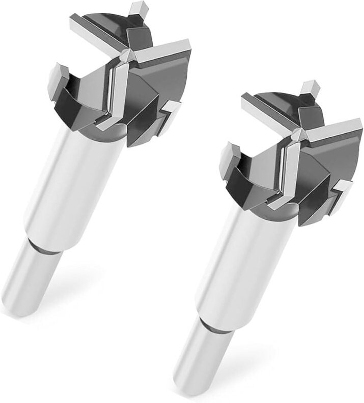 Thumbnail - Bluedeer - 2 Stück Forstnerbohrer 28mm, Forstner bohrer Bit, Holzbohrer Oberfräser Fräsköpfe Topfbohrer für Holz,Harthol...