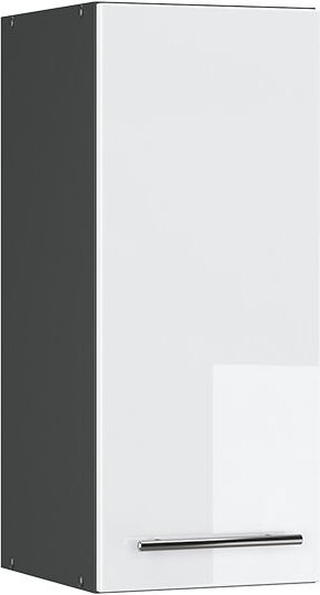 Küchenschränke Fame-Line, Weiß Hochglanz, 30 cm Vicco
