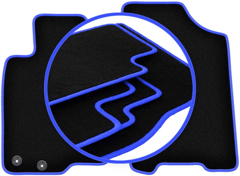 CARLUX-BLUE Auto-Fußmatten für: Nissan Navara IV Pickup (2014-)