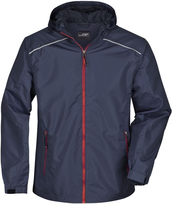 James&nicholson - Sportliche, funktionale Outdoorjacke Herren JN1118 Gr. m navy/red