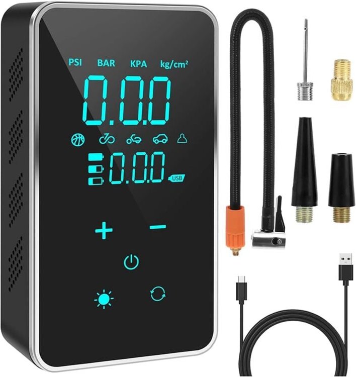 Btire Inflator Tragbarer Luftkompressor, 150 psi Akku-Reifen