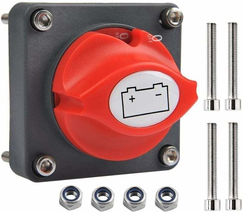 12 V/24 V 300 A Batterie-Trennschalter, Batterie-Trennschalter, wasserdichter Batterie-Leistungsschalter für Auto-, Mari...