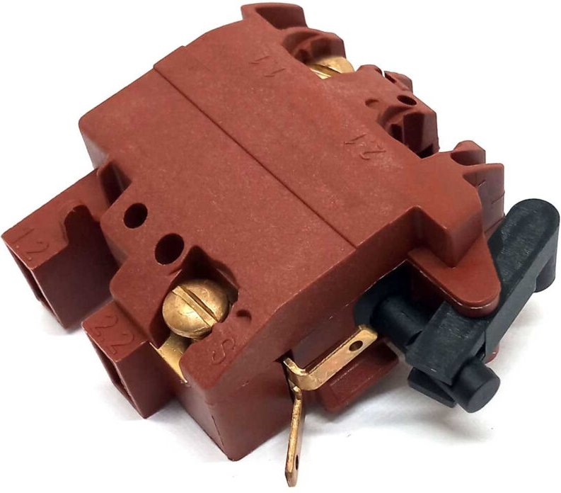 Original Ersatzteil Bosch 1607200086 Schalter für Schleifmaschinen gws 10-125C und gws 6-115