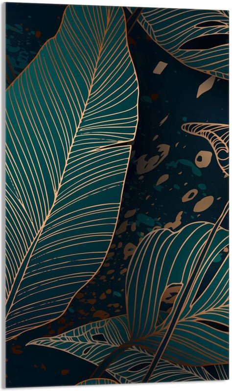 Glasschneidebrett 30x52 Blätter