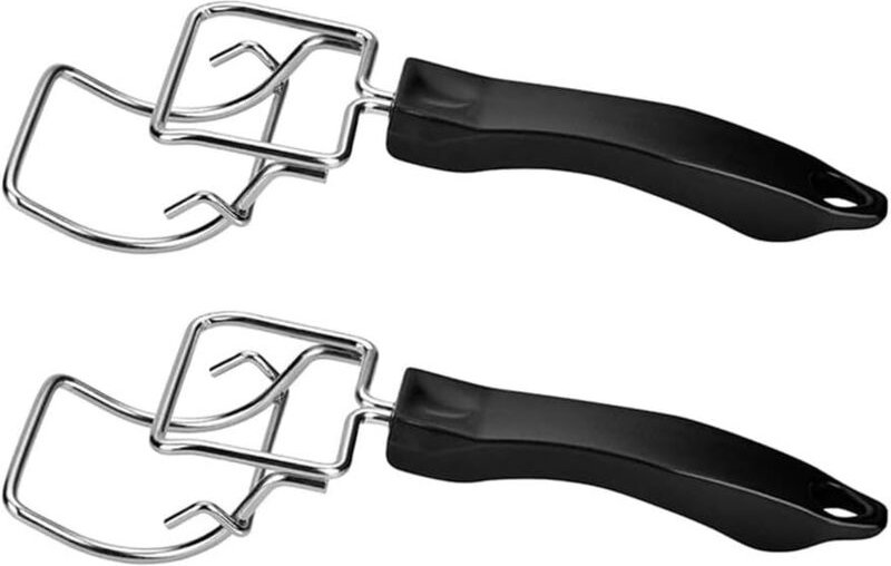 2er-Pack Air Fryer Konvektion Toaster Ofen Tablett Abzieher, Rack Abzieher, Ofen Rack Abzieher Werkzeug, Rack Clip, Ofen...