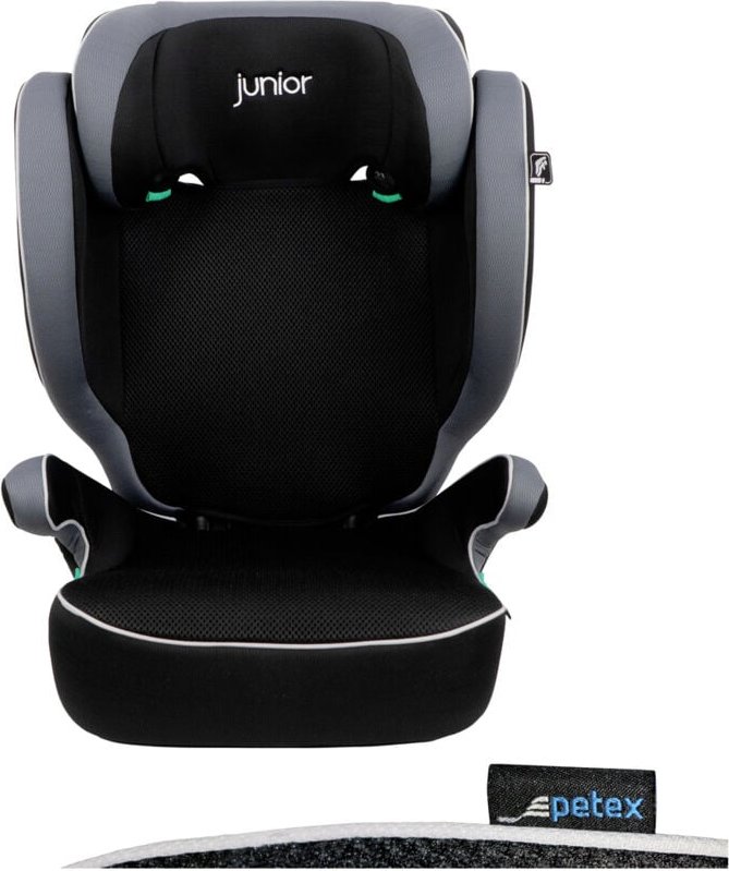 Grau - Petex Basic 1501 hdpe nach ece R129 Kindersitz
