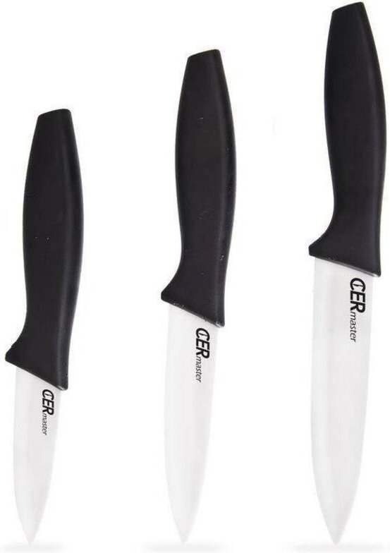 Keramik-Küchenmesserset, 3-tlg.