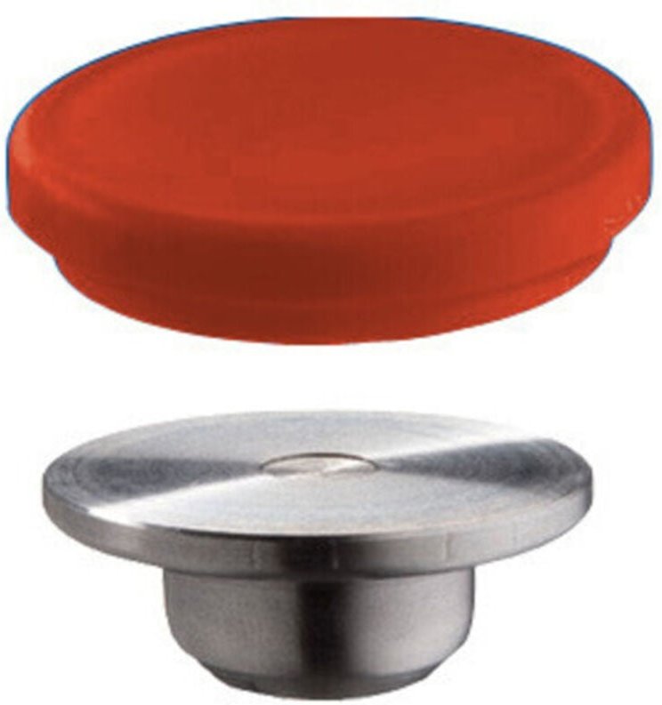 Druckkappen-Sortiment 8-teilig, Druckplatte-Ø: 23 mm - Bessey