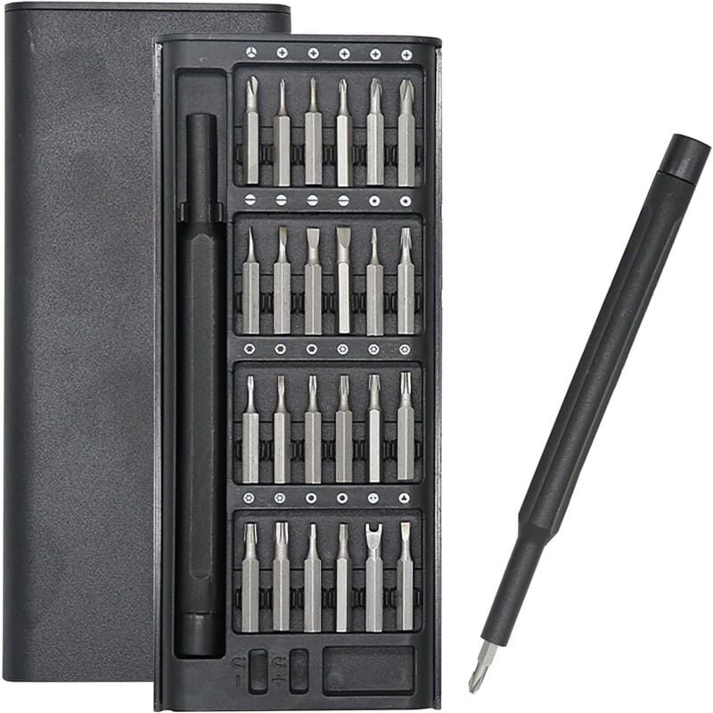 28-in-1-Präzisionsschraubendreher-Set – kleiner Mini-Magnetschraubendreher – Reparatur-Werkzeugset für Laptop, Telefon, ...