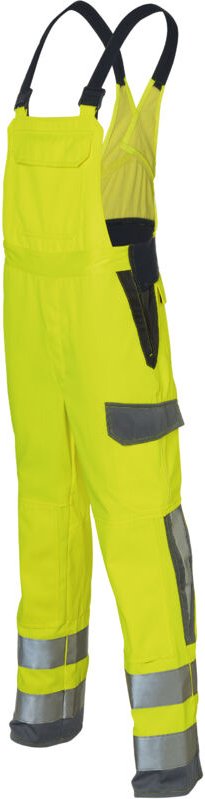 Kübler Latzhose protectiq high vis arc1 psa 3 3393 warngelb/anthrazit Gr. 24
