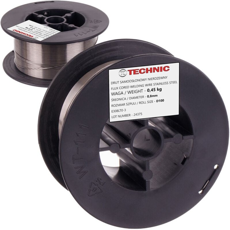 Selbstabschirmender rostfreier Schweißdraht, 0,8 mm, 0,45 kg, zum Schweißen