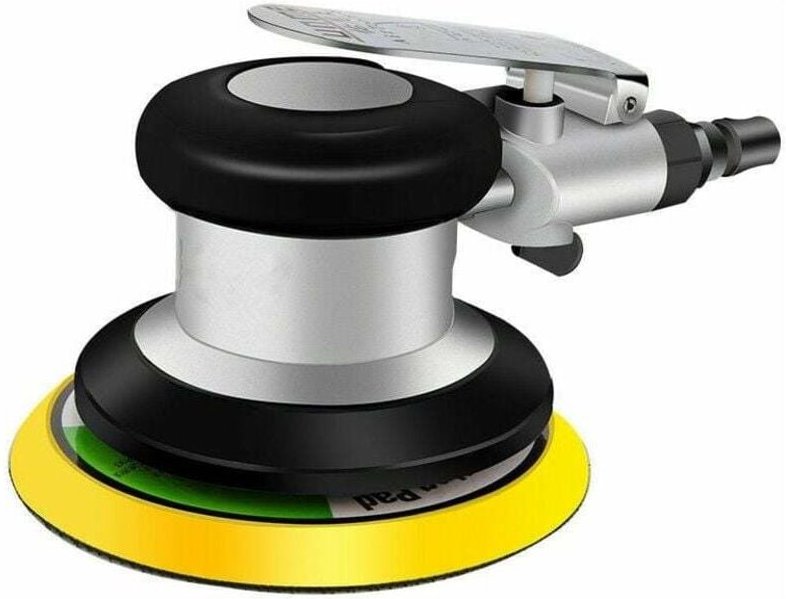 CHOYCLIT Professioneller Druckluft-Exzenterschleifer, Hochleistungs-Mini-Doppelwirkungs-Druckluftpolierer mit 9500 U/min...