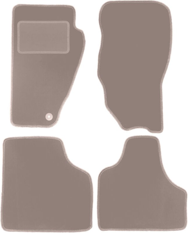 Beige Velours-Fußmatten für: Dodge Nitro SUV (2006-2011)