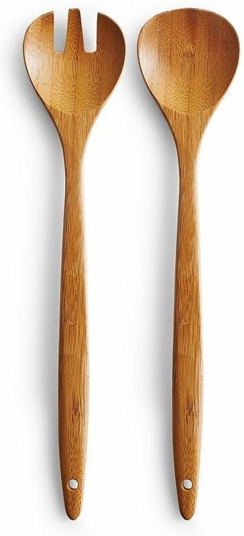 Salatset, zwei Bambuslöffel Zeller