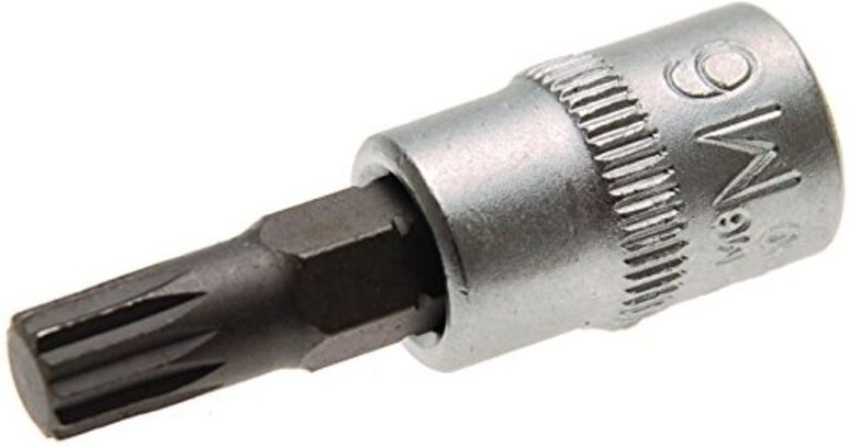 Bgs Technic - Bit-Einsatz Antrieb Innenvierkant 6,3 mm (1/4') Innenvielzahn (für xzn) M6