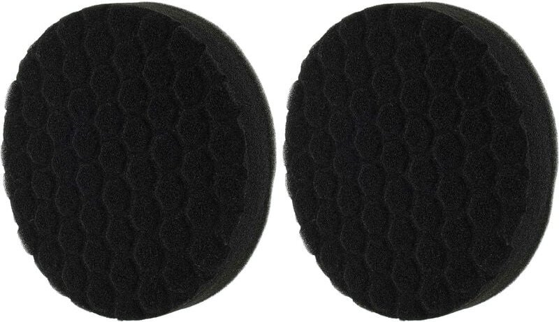 Thumbnail - 2x Polierscheibe, Polierschwamm kompatibel mit aeg Exzenter- & Schwingschleifer - 15 cm Arbeitsdurchmesser, 16 g, weiche...