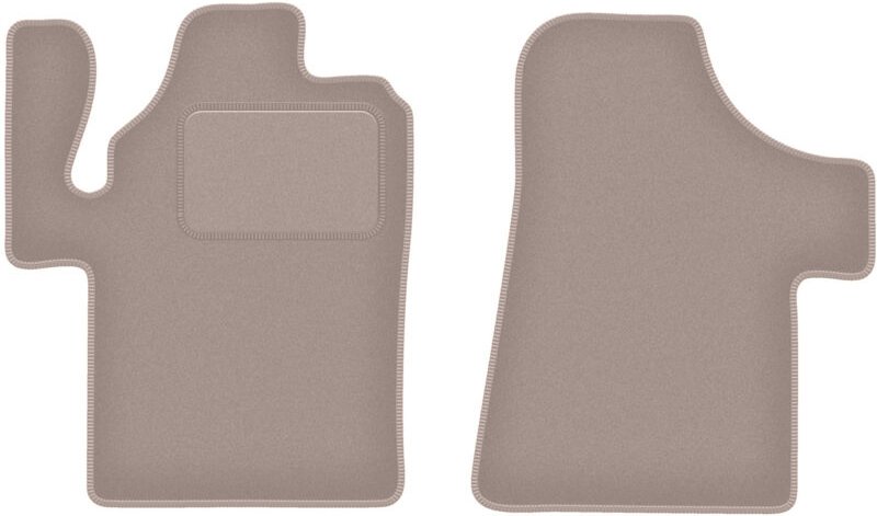 Beige Veloursmatten für: Mercedes Vito II W639 Kastenwagen (2003-2014)