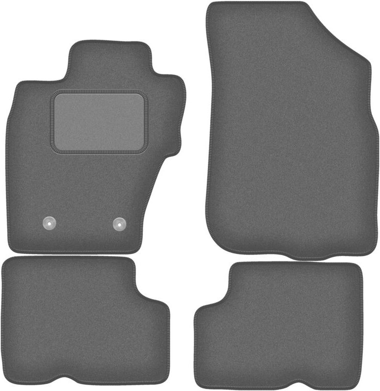 Graphit-Fußmatten für: Dacia Duster I 4WD SUV (2010-2018)