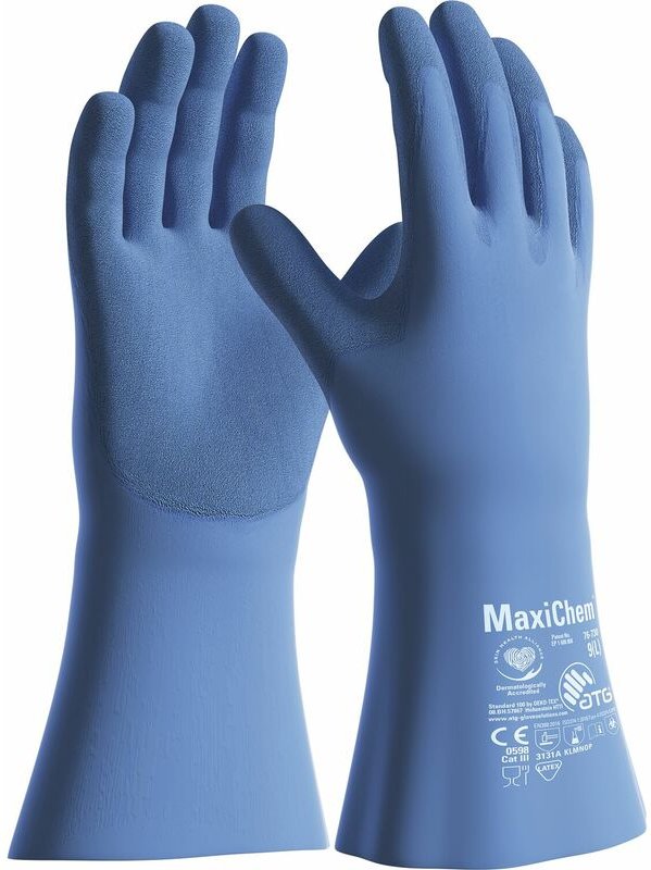 Thumbnail - ATG - Chemikalien Schutzhandschuh MaxiChem® Größe 9 12 Paar