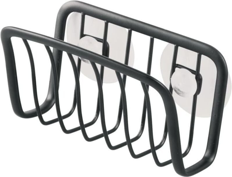 Linghhang - Schwammhalter mit Saugnäpfen, kleiner Spülbecken-Organizer aus Metall für Schwamm und Topfschaber, praktisch...