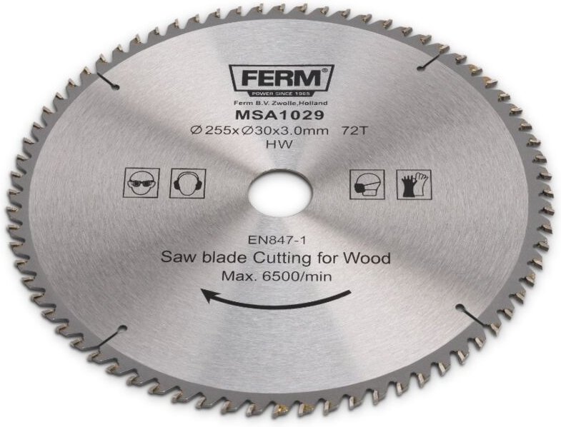 Sägeblatt 255x30/16 72Z tct für MSM1038