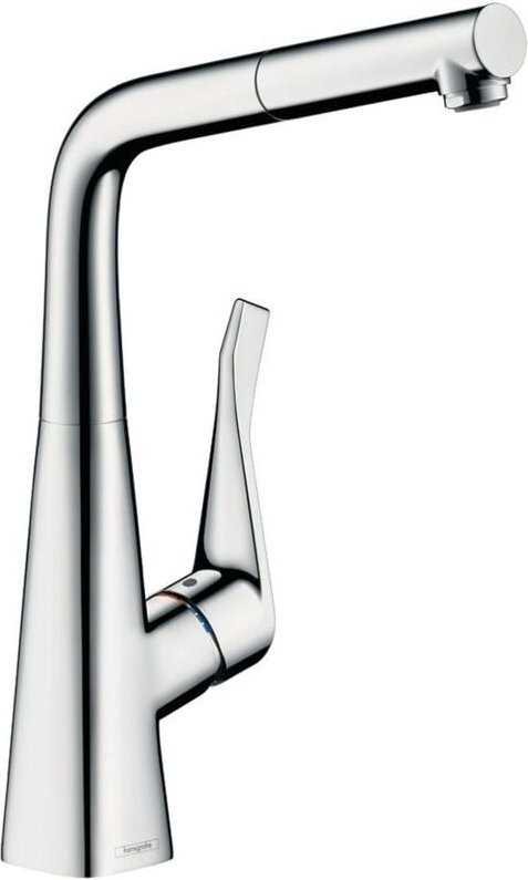 hansgrohe Metris M71 Einhebel-Küchenmischer 320, Ausziehauslauf,